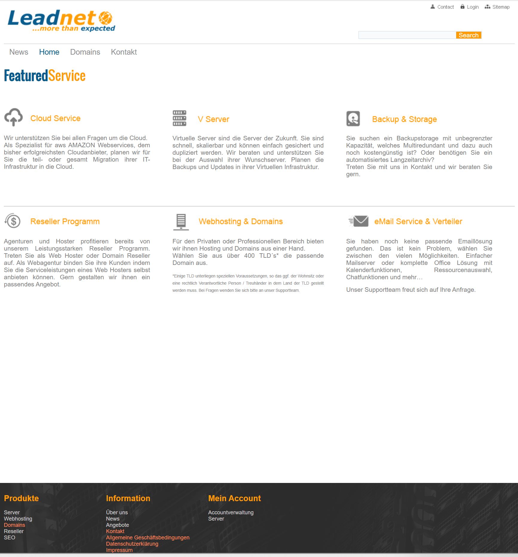Leadnet.de im April 2016