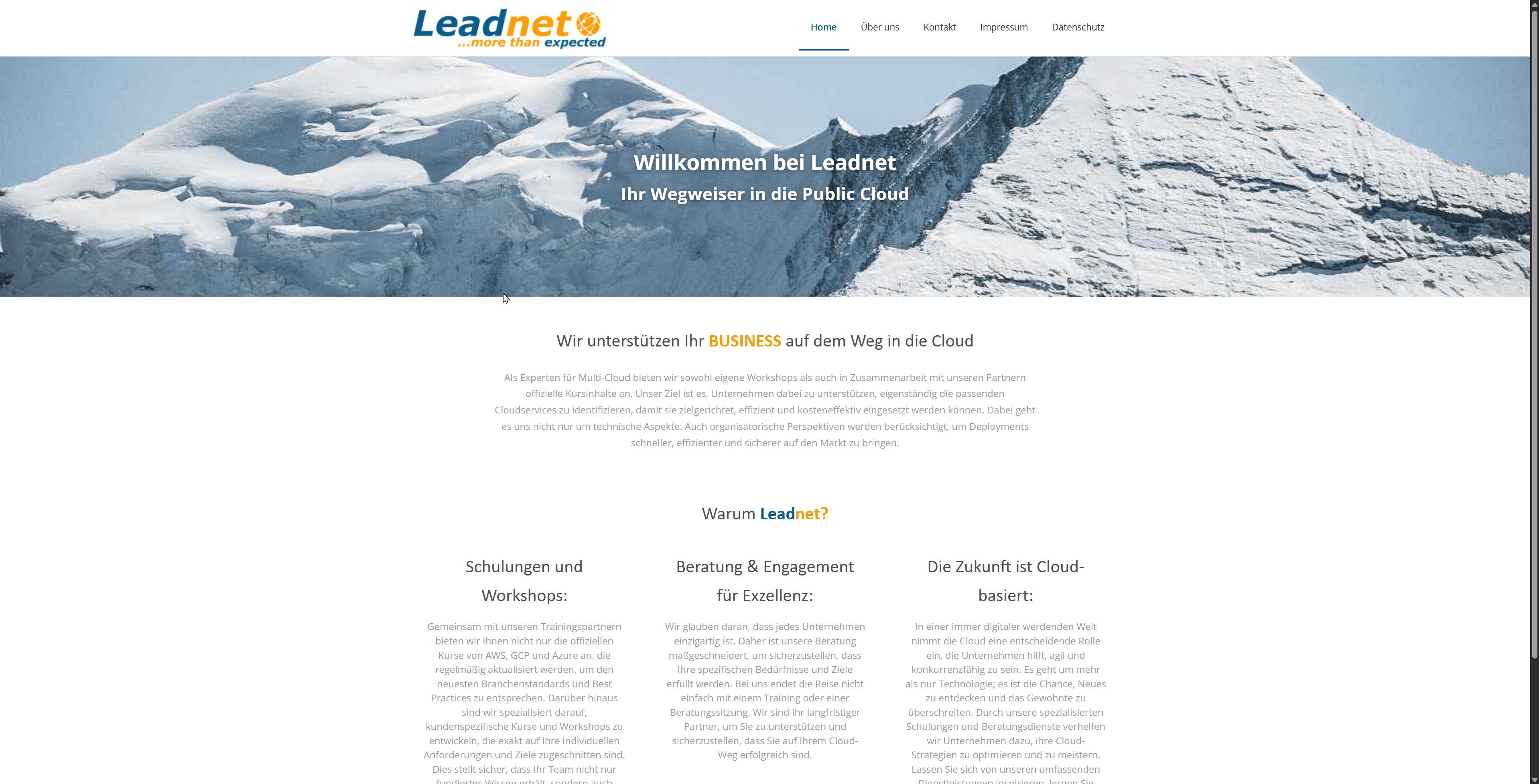 Leadnet.de WordPress Version Dezember 2023